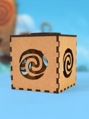 Caixinha de madeira inspirada em moana