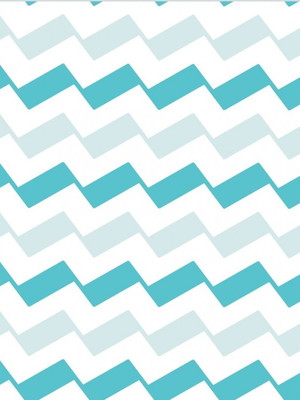 Papel de parede chevron azul turquesa branco moderno zig zag