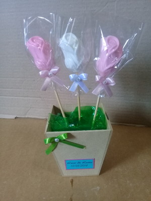 Flores sabonete dia das mães