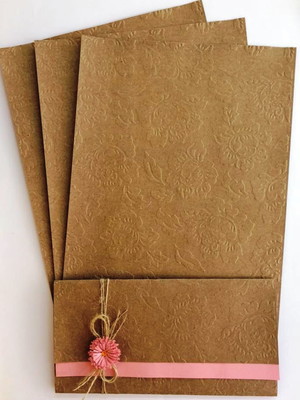 25 fls papel kraft a4 180g c/ relevo alto flor rosas textura