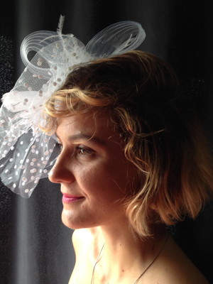 Casquete voilette noiva