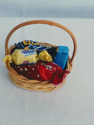 Mini arranjo para decoração ou chocolate 10x11x3