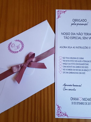 Cartão agradecimento