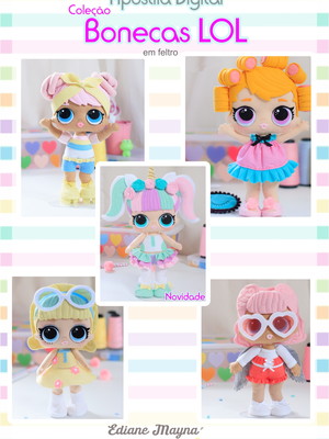 Apostila bonecas lol confettpop