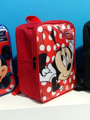 Mochila personalizada mickey e minnie disney