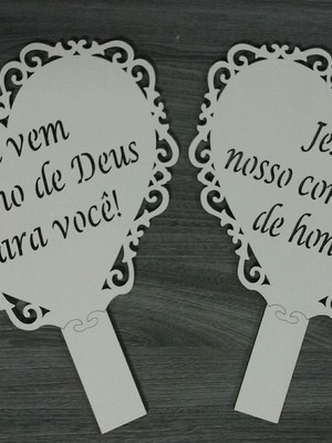 Placas brancas personalizadas