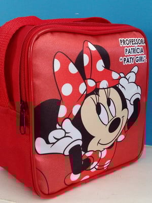 Lancheira personalizada minnie vermelha