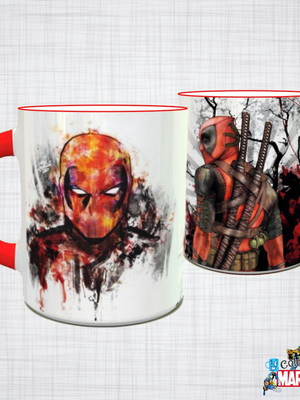 Caneca porcelana deadpool marvel