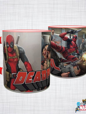 Caneca porcelana deadpool marvel
