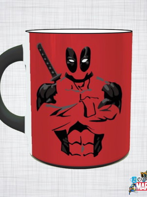 Caneca porcelana deadpool marvel