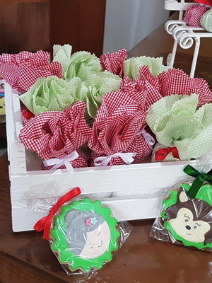 Biscoito decorado chapeuzinho vermelho