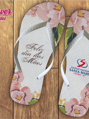 Chinelo personalizado - dia das mães