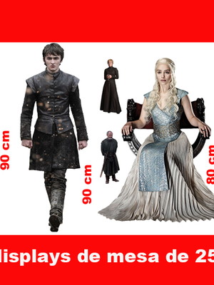Kit totem de chão game of thrones e displays de mesa