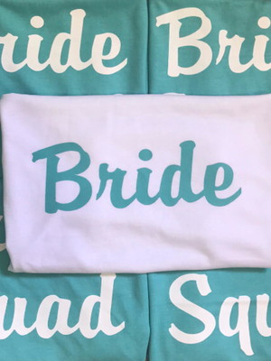 Camiseta regata despedida solteira team bride