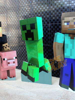 Display minecraft de chão (unid)