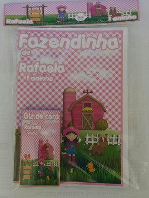 Kit de colorir fazendinha