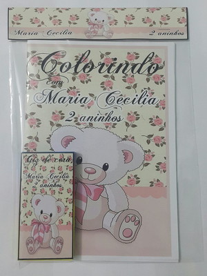 Kit de colorir urso