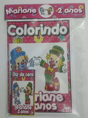 Kit de colorir patati patata menina