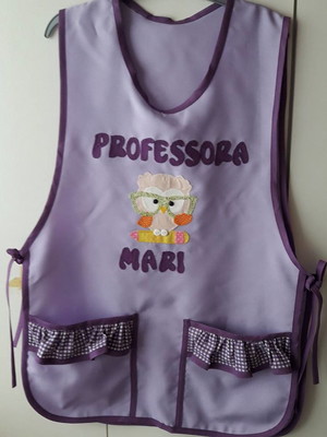 Avental para professora