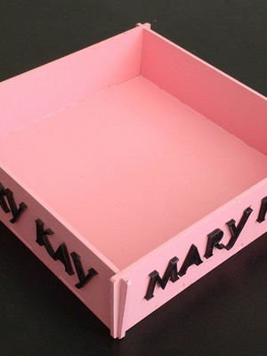Bandeja maquiagem - 20,0 x 20,0 x 5,0 - mary kay