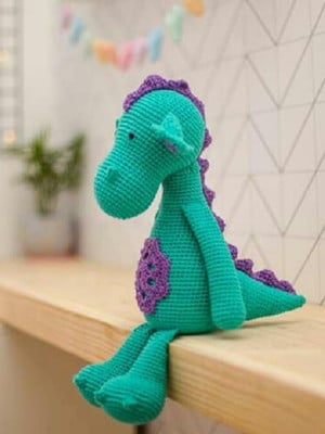 Dragão em amigurumi