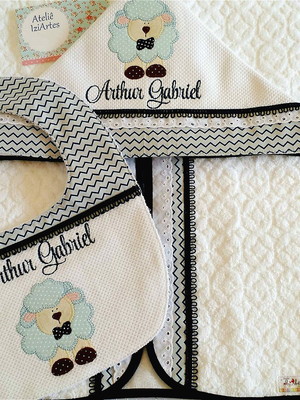 Kit toalha de banho personalizada