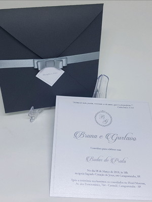 Convite bodas de prata