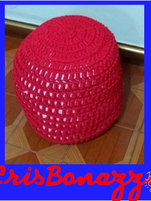 Puff em fio de malha