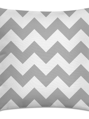 Capa de almofada - chevron cinza