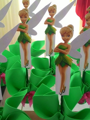 Centro de mesa tinkerbell sininho fadas