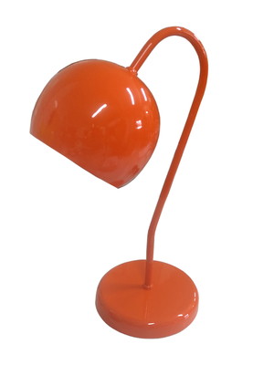 Abajur para escrivaninha modelo bolinha - laranja