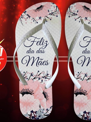 Sandalia dia das maes personalizada