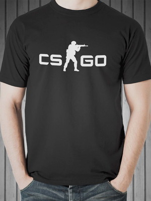 Camiseta masculina games cs go counter strike 100% algodão
