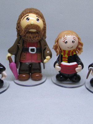 Kit harry potter - 7 personagens em biscuit