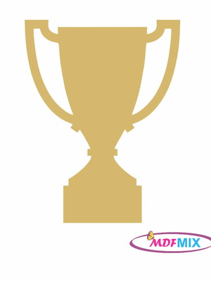 Recorte troféu em mdf 30cm