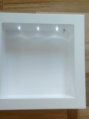 Nicho quadrado m com led