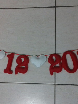 Varal data casamento - save the date