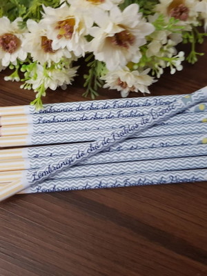 Lápis personalizado elefante chevron