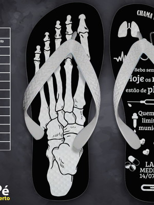 Chinelo formatura medicina personalizados
