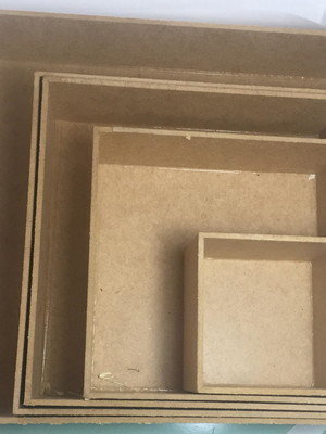 Caixa mdf 5 x 5 x 5cm e + tamanhos