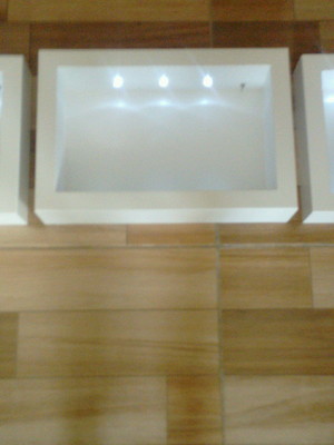 Conjunto de nichos com led