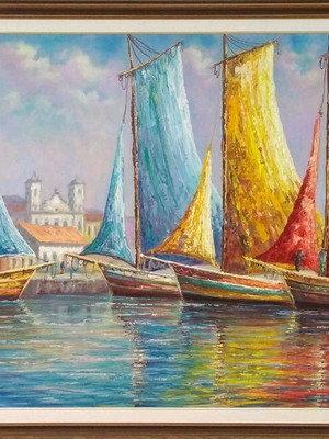 Quadro saveiros da bahia