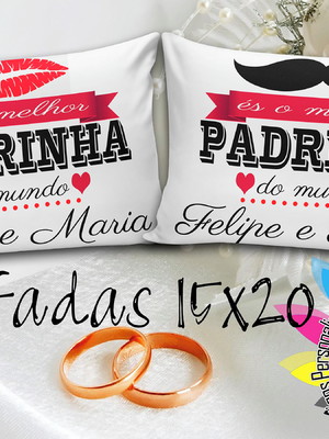 Almofada padrinhos
