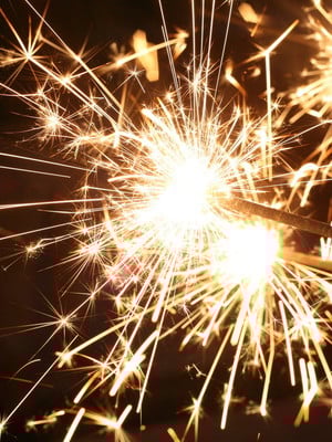 Sparklers 60cm - 5 unid