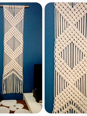 Painel macramê