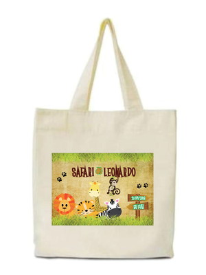Sacola personalizada safari
