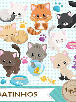 Kit digital gatinhos