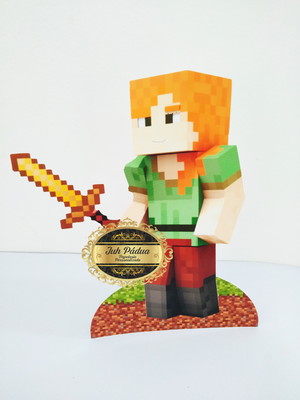 Display de mesa minecraft