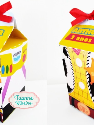 Caixa milk - toy story