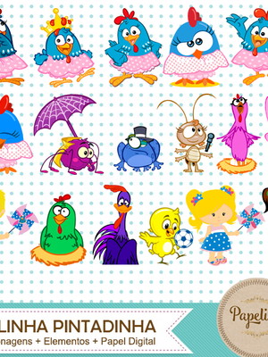 Kit digital galinha pintadinha